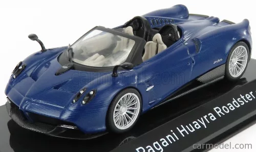 Edicola - Pagani Huayra Roadster 2017 - Con Vetrina - With Showcase Blue