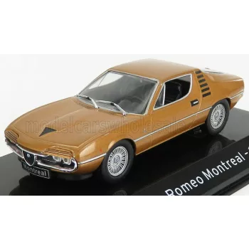   Edicola - ALFA ROMEO MONTREAL 1970 - CON VETRINA - WITH SHOWCASE BROWN MET