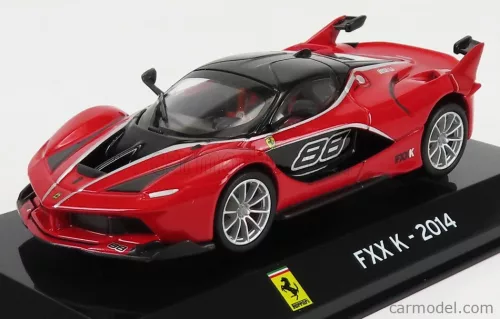 Edicola - Ferrari Fxx-K N 88 2014 - Con Vetrina - With Showcase Red Black