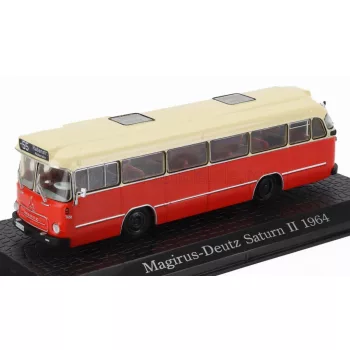   Edicola - MAGIRUS DEUTZ SATURN II AUTOBUS 1957 - DAMAGE DISPLAY BOX RED CREAM
