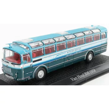   Edicola - VAN HOOL 306 AUTOBUS 1958 - DAMAGE DISPLAY BOX 2 TONE BLUE