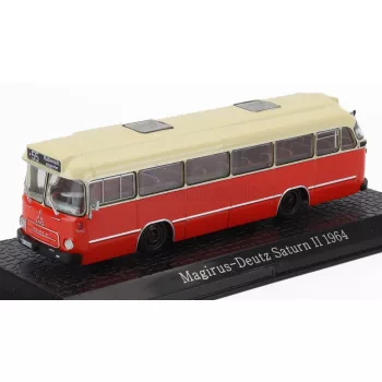   Edicola - MAGIRUS DEUTZ SATURN II AUTOBUS 1957 - DAMAGE DISPLAY BOX RED CREAM