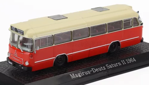 Edicola - MAGIRUS DEUTZ SATURN II AUTOBUS 1957 - DAMAGE DISPLAY BOX RED CREAM