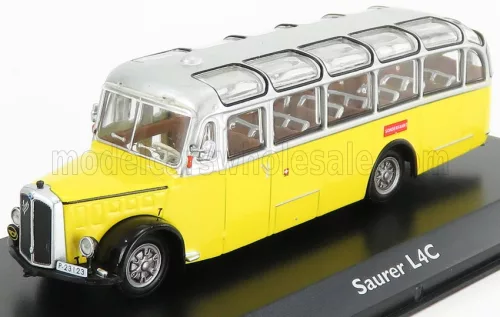 Edicola - SAURER L4C AUTOBUS 1959 YELLOW SILVER
