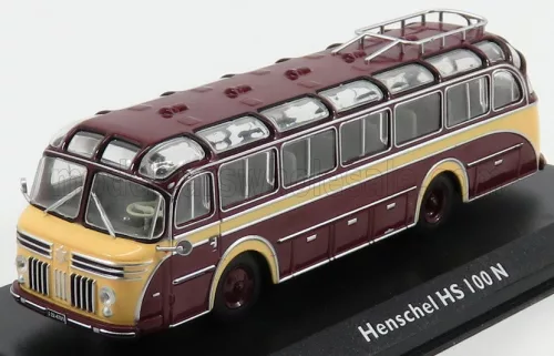Edicola - HENSCHEL HS100N AUTOBUS 1953 BORDEAUX CREAM