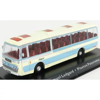   Edicola - LEYLAND LEOPARD AUTOBUS PLAXTON PANORAMA COACH SAMUEL LEDGARD 1965 LIGHT BLUE CREAM