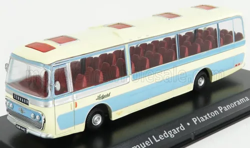 Edicola - LEYLAND LEOPARD AUTOBUS PLAXTON PANORAMA COACH SAMUEL LEDGARD 1965 LIGHT BLUE CREAM