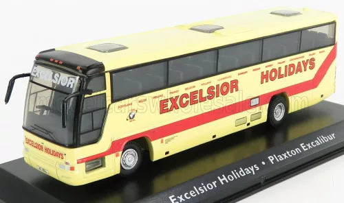 Edicola - PLAXTON EXCALIBUR AUTOBUS EXCELSIOR HOLIDAYS 1991 YELLOW RED