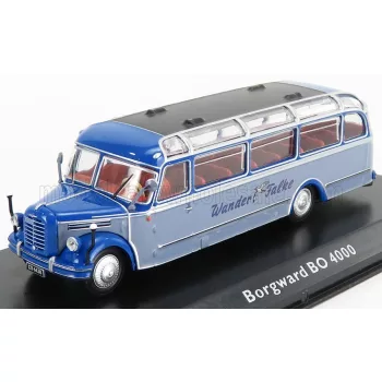   Edicola - BORGWARD BO 4000 AUTOBUS WANDER FALKE 1952 2 TONE BLUE
