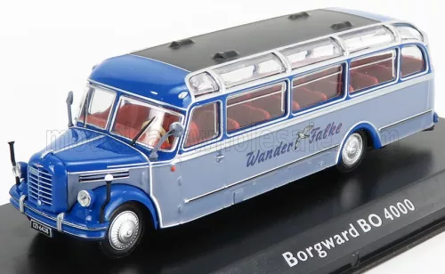 Edicola - BORGWARD BO 4000 AUTOBUS WANDER FALKE 1952 2 TONE BLUE
