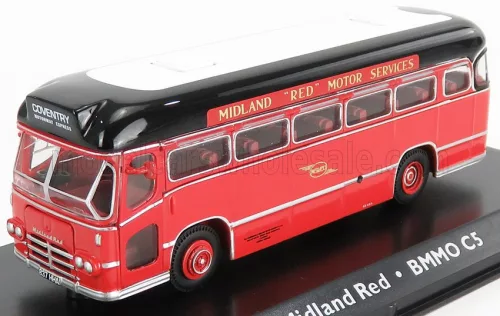 Edicola - MIDLAND BMMO CM5T AUTOBUS MOTORWAY COACH MIDLAND RED 1960 RED BLACK WHITE