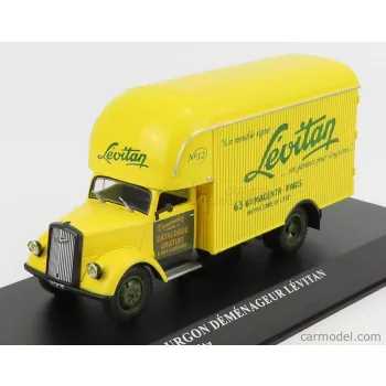   Edicola - Opel Blitz Truck Fourgon Demenageur Levitan 1952 Yellow