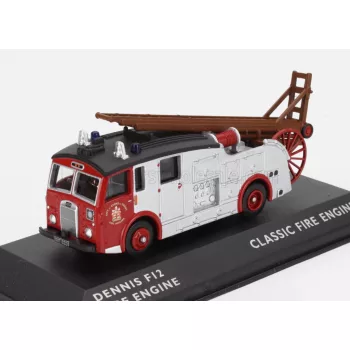   Edicola - DENNIS F12 TANKER TRUCK SCALA FIRE ENGINE 1951 RED WHITE