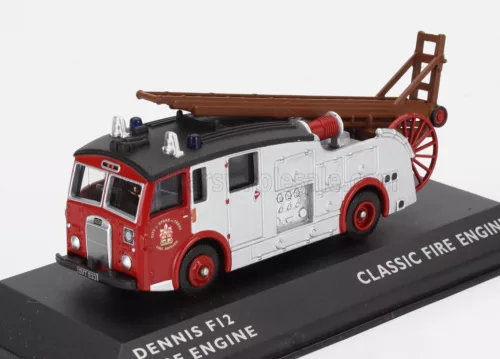 Edicola - DENNIS F12 TANKER TRUCK SCALA FIRE ENGINE 1951 RED WHITE