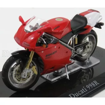 Edicola - DUCATI 998R - DAMAGE DISPLAY BOX RED WHITE