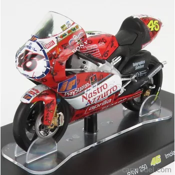  Edicola - Aprilia Rsw 250Cc N 46 World Champion Season 1999 Valentino Rossi Red White Black