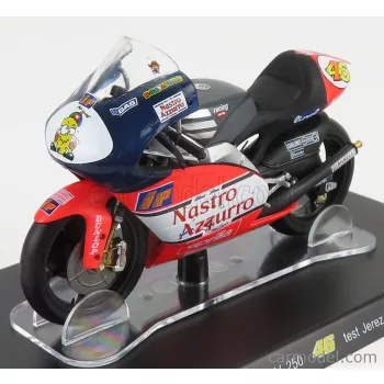   Edicola - Aprilia 250Cc Team Nastro Azzurro N 46 World Champion Test Jerez 1997 Valentino Rossi Grey Red White