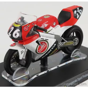   Edicola - Cagiva Mito Ev N 26 Campionato Sport Production 1994 Valentino Rossi Red White Black