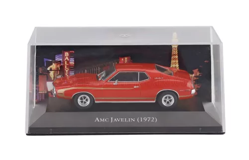 Edicola - AMC JAVELIN COUPE 1972 - CON VETRINA - WITH SHOWCASE RED