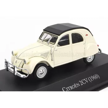 Edicola - CITROEN 2CV CLOSED ROOF 1960 WHITE BLACK