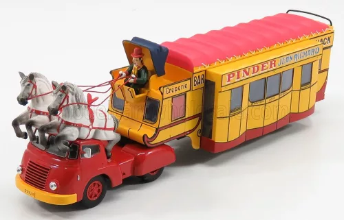 Edicola - TRUCK PINDER CIRCUS CREPERIE SNACK BAR 1955 YELLOW RED