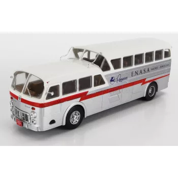   Edicola - PEGASO Z-403 MONOSCOCCA AUTOBUS E.N.A.S.A. MADRID-BARCELLONA 1951 SILVER WHITE RED