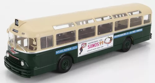 Edicola - CHAUSSON HC66 APVU RAPT AUTOBUS COCORDE-MADELEINE 1953 CREAM GREEN
