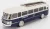 Edicola - SAVIEM CHAUSSON SC1 AUTOBUS CASABLANCA - MARRAKECH 1960 BLUE CREAM