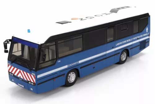 Edicola - LOHR L96 AUTOBUS IRCGN GENDARMERIE POLICE FRANCE 1996 BLUE WHITE