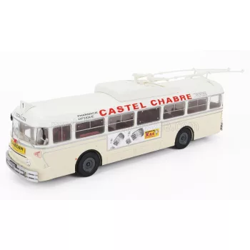   Edicola - CHAUSSON VBC-APURMTT AUTOBUS FILOBUS FRANCE 1963 CREAM WHITE
