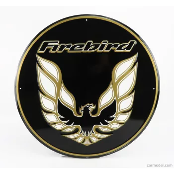   Edicola - Accessories Metal Round Plate - Firebird Gm Black Gold White