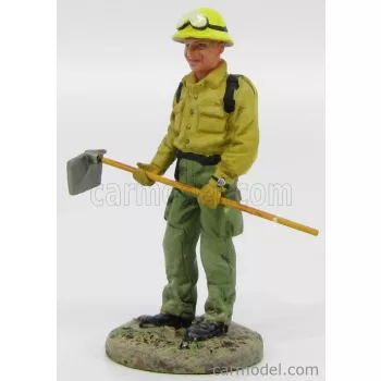   Edicola-Figures - Vigili Del Fuoco Vigile Del Fuoco Forestale Americano New York City 2003 - American Fireman Green Yellow