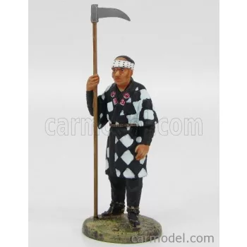   Edicola-Figures - Vigili Del Fuoco Vigile Del Fuoco Giapponese Con Ascia 1858 - Japanese Fireman Black White