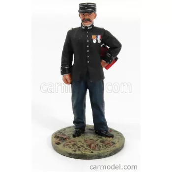   Edicola-Figures - Vigili Del Fuoco Vigile Del Fuoco Fireman Officer France 1930 Black Blue