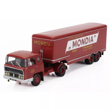   Edicola - BERNARD TDA180 TRUCK DEMENAGEMENTS MONDIA TRANSPORTS 1960 - WITHOUT CARD BOX RED