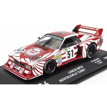   Edicola - LANCIA BETA MONTECARLO TURBO TEAM LANCIA CORSE N 51 24h LE MANS 1980 B.DARNICHE - H.HEYER - T.FABI RED WHITE
