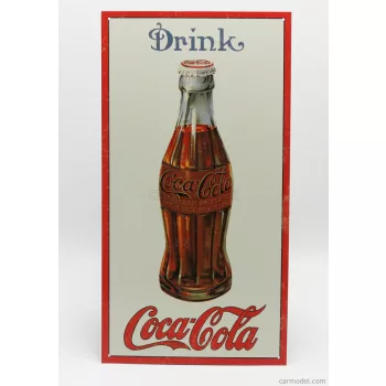 Edicola - Accessories Metal Plate - Bottle 1915 White Red
