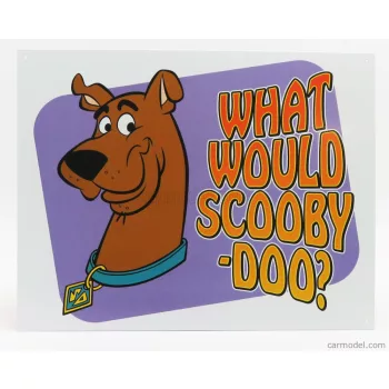 Edicola - Accessories Metal Plate - Scooby Doo Purple Brown