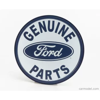   Edicola - Accessories Metal Plate - Ford Genuine Parts White Blue