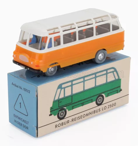 Edicola - OPEL ROBUR MINIBUS - REISEOMNIBUS LO 2500 ORANGE WHITE