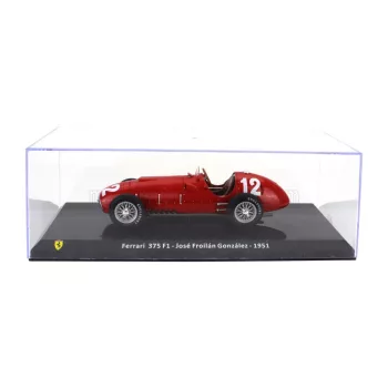   Edicola - FERRARI F1  375 N 12 SEASON951 JOSE FROILAN GONZALEZ - CON VETRINA - WITH SHOWCASE RED