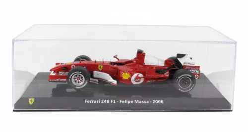 Edicola - FERRARI F1  248 F1 N 6 SEASON 2006 FELIPE MASSA - CON VETRINA - WITH SHOWCASE RED WHITE