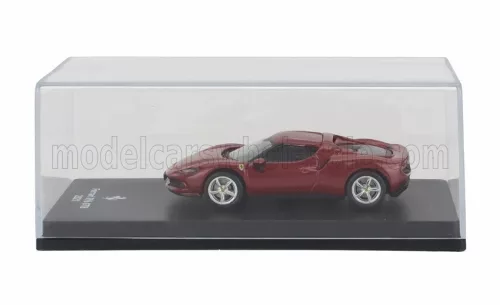 Edicola - FERRARI 296 GTB HYBRID 830HP V6 2021 - CON VETRINA - WITH SHOWCASE RED