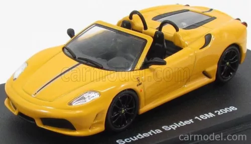 Edicola - Ferrari F430 Scuderia 16M Spider 2008 Yellow