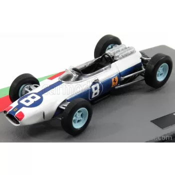   Edicola - Ferrari F1 512 Team N.A.R.T. N 8 Mexico Gp 1964 Lorenzo Bandini White Blue