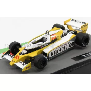   Edicola - RENAULT F1  RS10 N 15 SEASON 1979 JEAN PIERRE JABOUILLE YELLOW WHITE