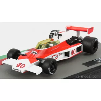   Edicola - Mclaren F1 M23 N 40 British Gp 1977 Gilles Villeneuve Orange White
