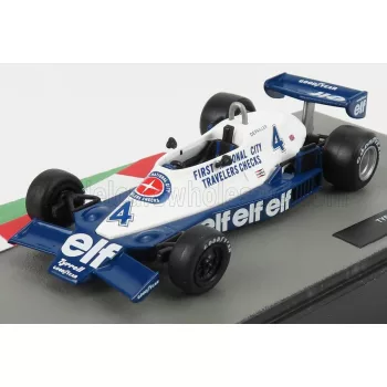  Edicola - TYRRELL F1  008 N 4 SEASON 1978 PATRICK DEPAILLER BLUE WHITE