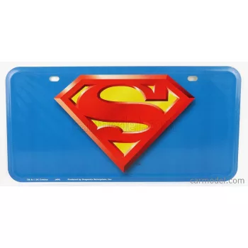   Edicola - Accessories Funny Metal Plate - Superman Logo Blue Red
