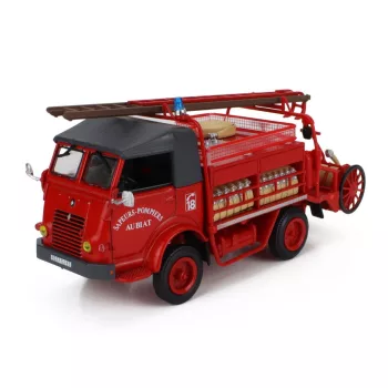   Edicola - RENAULT GALION TANKER TRUCK FIRE ENGINE AUBIAT 1961 RED GREY